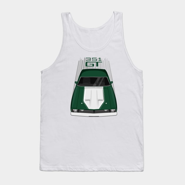 Ford Falcon XB GT 351 - Sherwood Green Tank Top by V8social